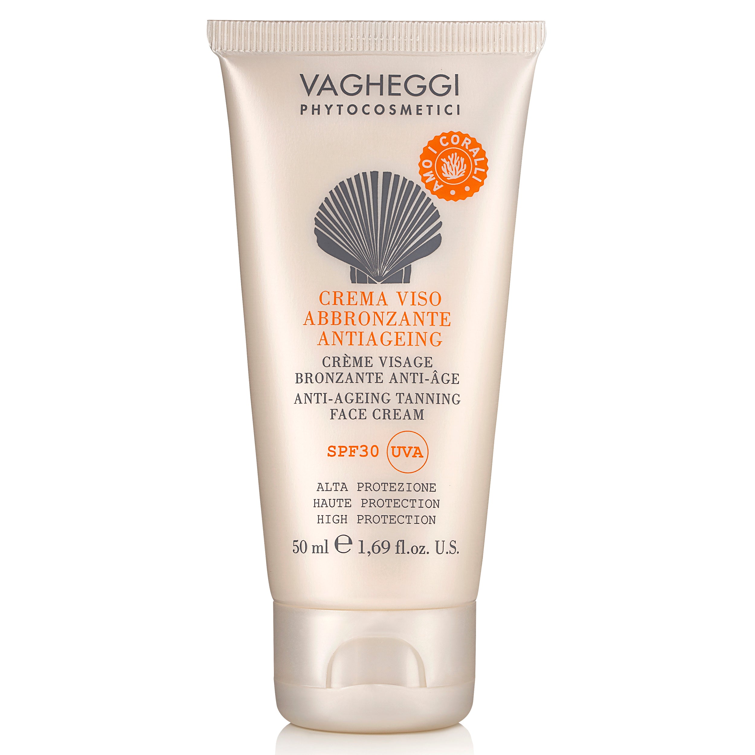 Crema Viso Abbronzante Antiageing Spf 30